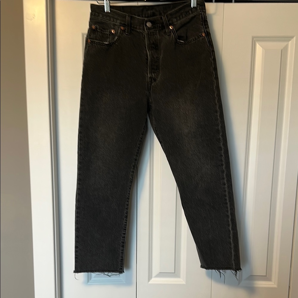 Levi's Black Straight Jeans Timeless Style